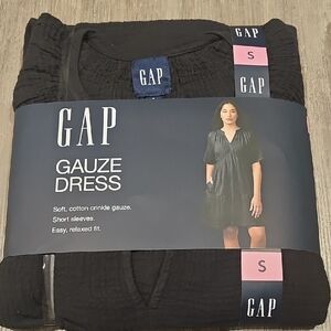 GAP Elegant Black V-Neck Dress